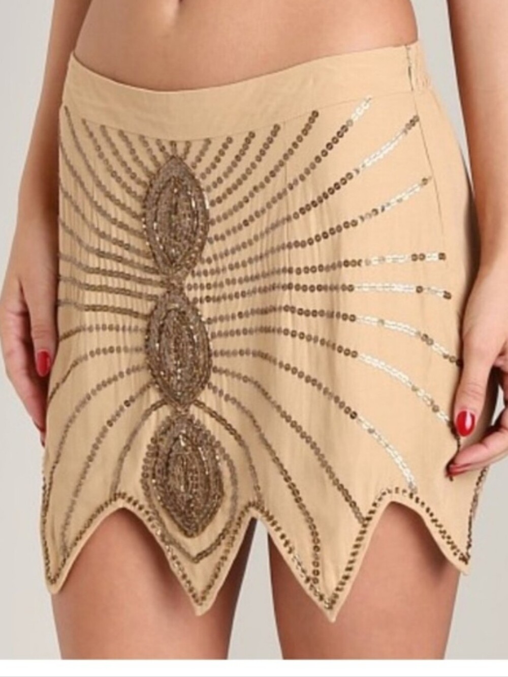 ✨Vintage✨ Spell Mazy Star Sequin Mini Skirt